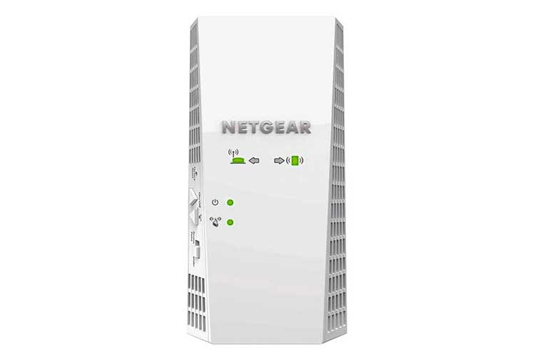 Der Netgear EX7300-100PES Mesh WLAN Router bietet bis zu 2.200 MBit/s WLAN-Leistung