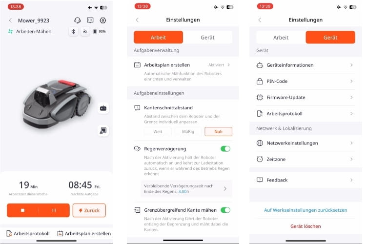 Die App ist übersichtlich, viele Funktionen musste der Hersteller aber auch nicht unterbringen