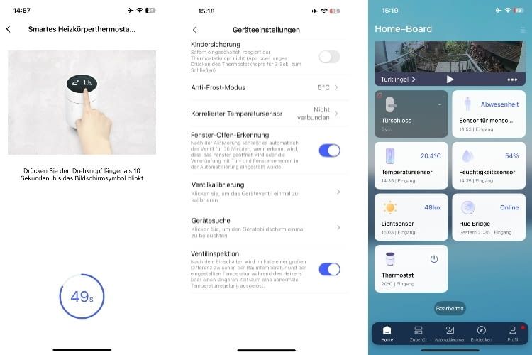 Die Einrichtung war einfach, die Aqara App hilft dabei. Im Alltag ist die App aber etwas gewöhnungsbedürftig