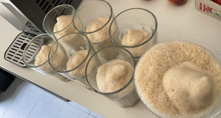 Wie konnten einige Gläser Frappé gleichzeitig herstellen