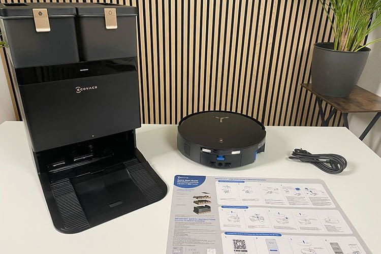 Der Lieferumfang im ECOVACS DEEBOT X8 PRO OMNI Test war ausbaufähig