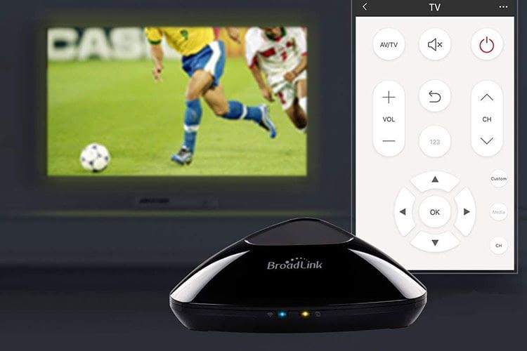TV Funktionen lassen sich mit Broadlink einfach per dazugehöriger Smartphone App steuern