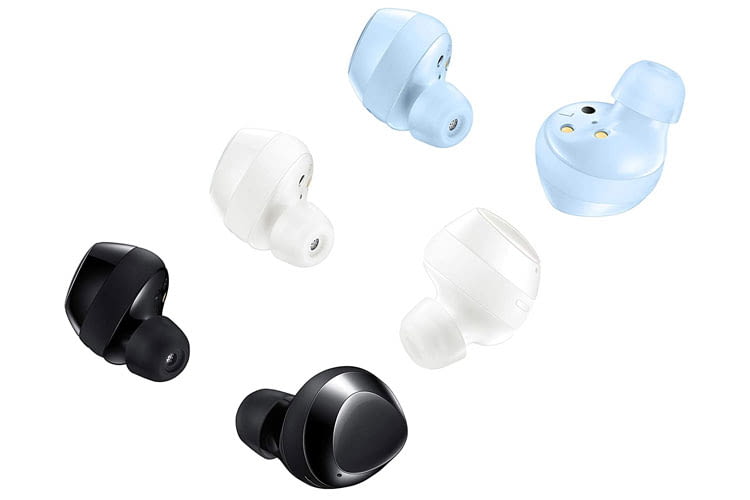Nutzer haben bei den Samsung Galaxy Buds+ In Ear Kopfhörern eine Auswahl von drei verschiedenen Farben