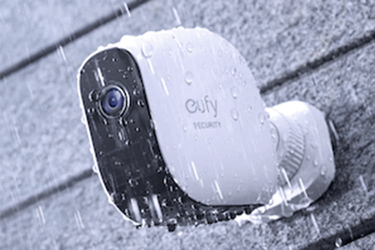 Die eufyCam Überwachungskameras sind Wasserfest und für den Outdoor-Einsatz auch bei Regen geeignet