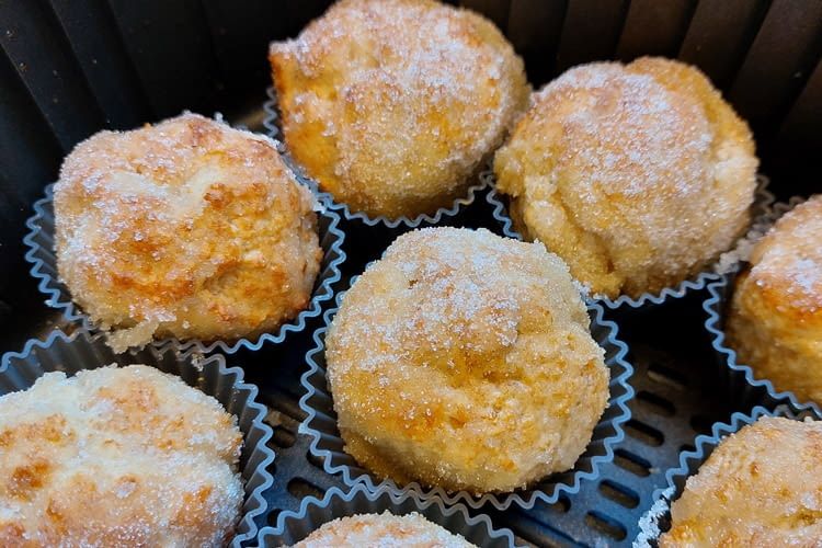 Auch Quarkbällchen haben wir bereits im Airfryer zubereitet