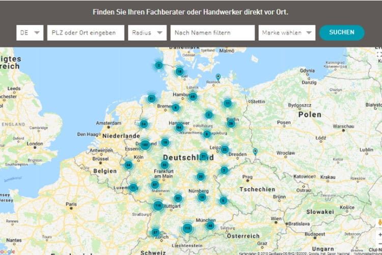 eNet SMART HOME verfügt über ein deutschlandweites Netz von Fachpartnern