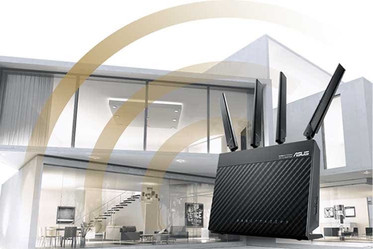 Der stationäre LTE Router Asus 4G-AC68U bietet Dualband WLAN und ist Mesh-fähig