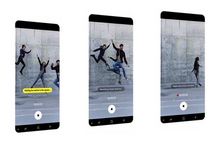 Die Super-Zeitlupen-Funktion des Galaxy S9 erlaubt aufmerksamkeitsstarke Video-Clips