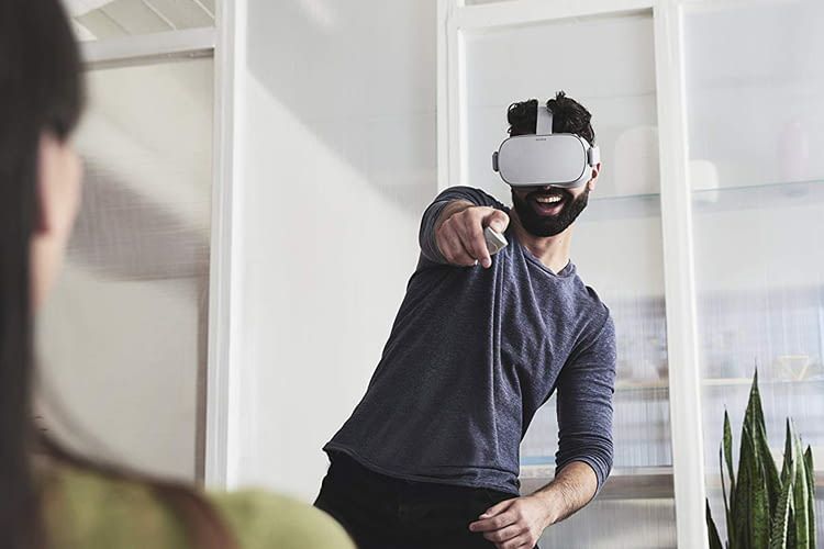 Oculus GO verspricht im Gegensatz zu Oculus Rift kabellosen Spielspaß