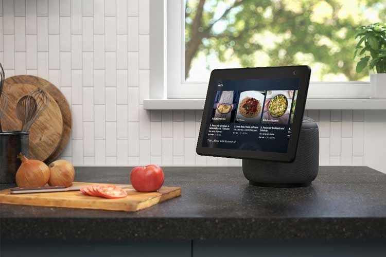 Ein beliebter Einsatz von Smart Displays ist in der Küche
