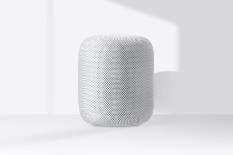 Apple’s HomePod ist wie üblich in Weiß und Space Grey erhältlich
