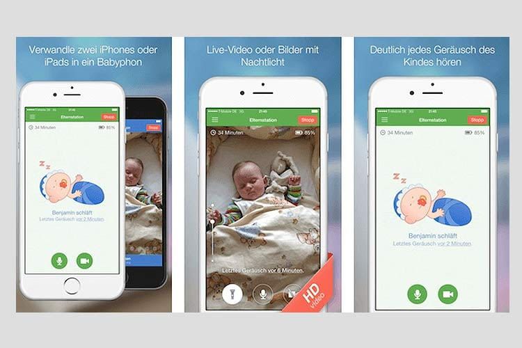 Die Babyphone 3G App macht aus dem Smartphone ein Babyphone