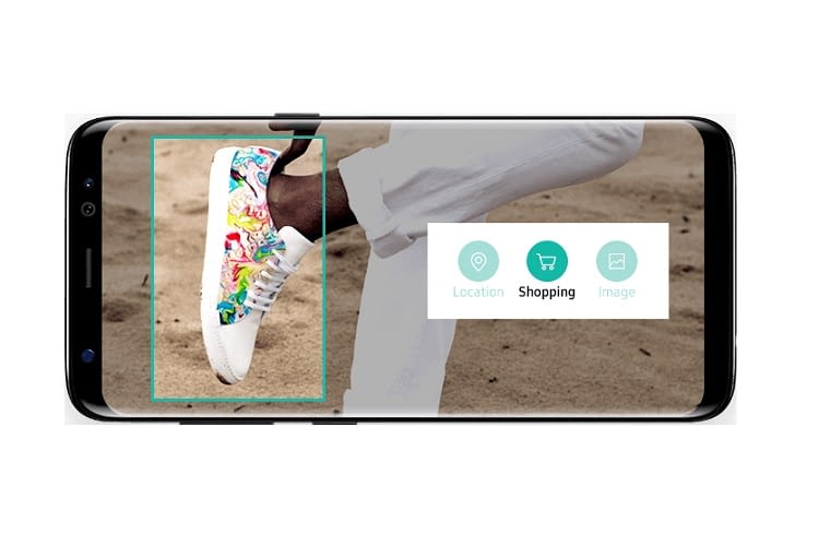 Bixby 2.0 erkennt Gegenstände und zeigt deren Anbieter