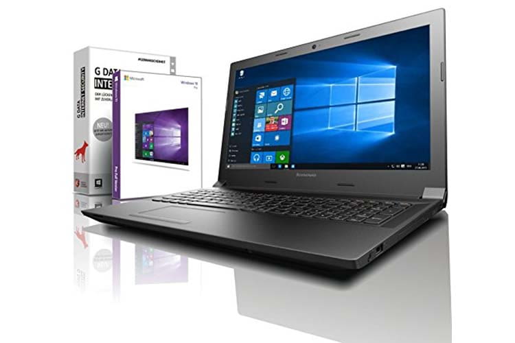 Das Lenovo Notebook von shinobee kommt mit vorkunfiguriertem Windows 10 Pro und Libre Office