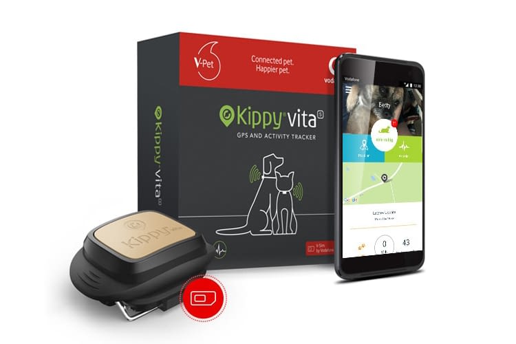 Kippy Vita ist der erste Tier-Tracker, der Ort und Gesundheit checkt