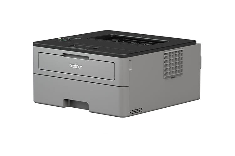 Der Schwarz-Weiß-Laserdrucker Brother HL-L2350DW unterstützt Windows, Mac und Linux