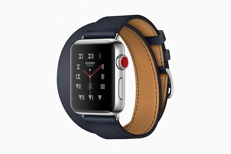 Apple Watch 3 Hermès mit Lederarmband kostet 1299 Euro - ein Sportarmband liegt auch bei