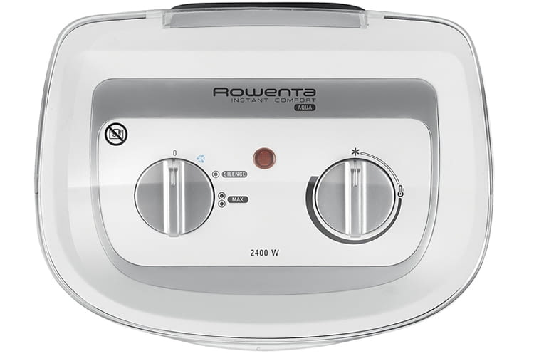 Besonders leiser Betrieb im Silence-Modus: ROWENTA Instant Comfort Aqua Heizlüfter