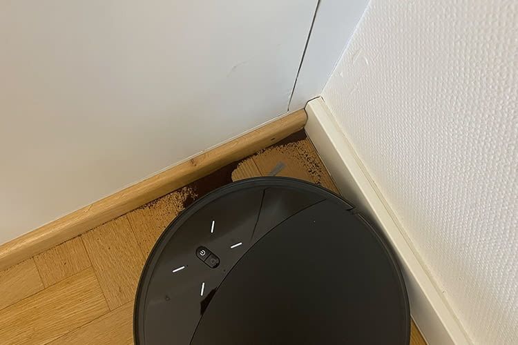 Die Kantenreinigung gelang insgesamt gut