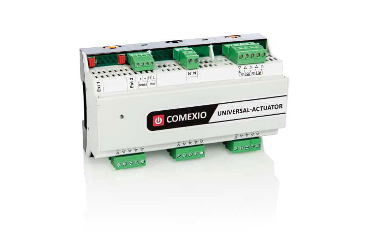 COMEXIO bietet Aktoren, um beispielsweise Motoren und Rollläden zu verbinden