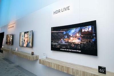 Abbildung HDR Live TV Samsung