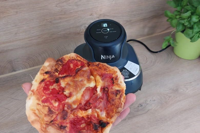 Diese Pizza sah leider nur an der Oberseite gut aus