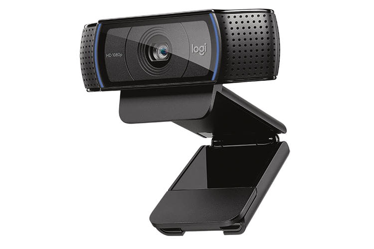 Die Logitech C920 Full HD PRO ist mit einer Glaslinse ausgestattet und bietet echten Autofokus