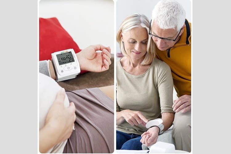 Dieses Blutdruckmessgerät ist laut Hersteller auch für Senioren und Schwangere geeignet