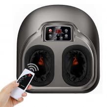 Elektrische Fußmassage mit Luftkompression, Heizen und 5 Massage-Modi. Zur Förderung der Blutzirkulation und zum Stressabbau.