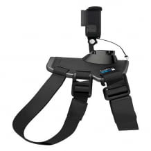 Offizielles Go-Pro-Hundegeschirr, um die Welt auf der Sicht von Hunden zu erleben. Universell einstellbar. Zwei Positionen.