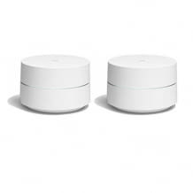 Googles WLAN Mesh System mit 2 Stationen unterstützt Bluetooth und sorgt für schnelles WLAN im ganzen Haus.