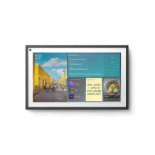 Smart Display mit 15,6 Zoll Bildschirm und Full HD Auflösung. Vielseitig nutzbar als Tablet und Smart Speaker