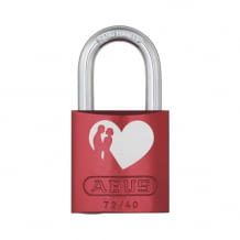 Liebesschloss mit Motiv. Nicht nur zum Valentinstag das perfekte Geschenk für die Liebste oder den Liebsten.