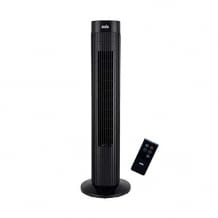 76 cm Säulenventilator mit 3 Windarten und 3 Geschwindigkeiten, inklusive langem Kabel und Fernbedienung
