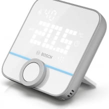 Raumthermostat zur Steuerung smarter Heizkörperthermostate mit präziser Wärmeregulierung und flexibler Nutzung.