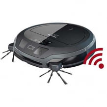 Gute Staubaufnahme dank Quattro Cleaning Power, präzise Navigation, 4 Reinigungsmodi und bis zu 2h Laufzeit.