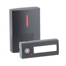 Kabellose Türklingel mit 100 Meter Reichweite, Spritzwasserschutz für den Außenbereich und Blinksignalen in lauten Umgebungen