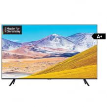 UHD Fernseher mit 4k Upscaling dank Crystal Prozessor, Sprachsteuerung und Ambient Mode.