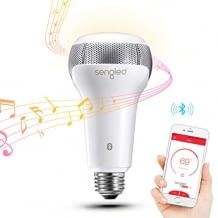 Dimmbare LED-Lampe - steuerbar via App oder Amazon Alexa, auch zum kabellosen Abspielen von Musik geeignet 