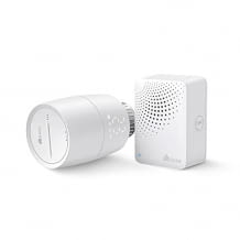 Einsteiger-Paket aus smartem Thermostat und Hub (Zentrale) zur Steuerung von unterwegs
