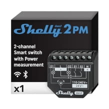 WLAN-betriebener Smart-Relaisschalter mit 2 Kanälen für Rolladenschalter oder allgemeine Hausautomation