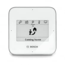Zur Steuerung aller wichtigen Funktionen des Bosch Smart Home Systems ohne Smartphone. Mit Alarmfunktion.