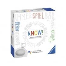 Gesellschaftspiel ab 10 Jahre, bietet dank mitgeliefertem Google Home Mini Smart Speaker immer aktuelle Quizfragen