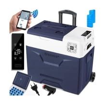 Elektrische Kühlbox mit 50 Liter Kapazität und praktischer App-Steuerung der Kühlfunktionen