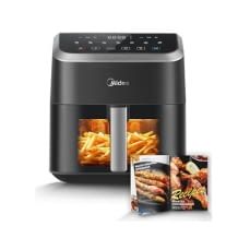 Air Fryer mit HeatXpress Technologie für bis zu 90% weniger Ölbedarf, inkl. Easy-View Fenster & Licht