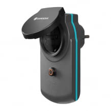 Schaltbarer Outdoor-Verbindungsstecker zur Integration klassischer Elektrogeräte in das GARDENA smart system