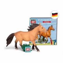 Pferde-Spielfigur mit zwei Was-ist-was-Geschichten über Pferde. Ideal zum Spielen und Lernen. Ca. 79 Minuten Laufzeit.