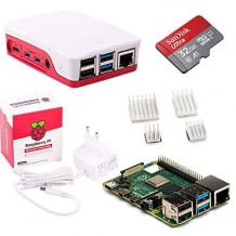 Mit 4GB RAM, USB-C Netzteil 5,1V / 3,0A sowie 4 Kühlkörper 32GB microSDHC Class 10.