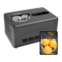 Eismaschine und Joghurtbereiter mit 2 Liter Kapazität, Timer und verschiedenen Programmen