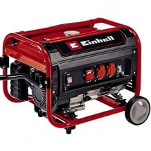 Stromerzeuger für 2600W, 15L Tank, 4-Takt-Motor, 2x 230V, Ölmangelsicherung, Überlastschutz, AVR und Voltmeter.